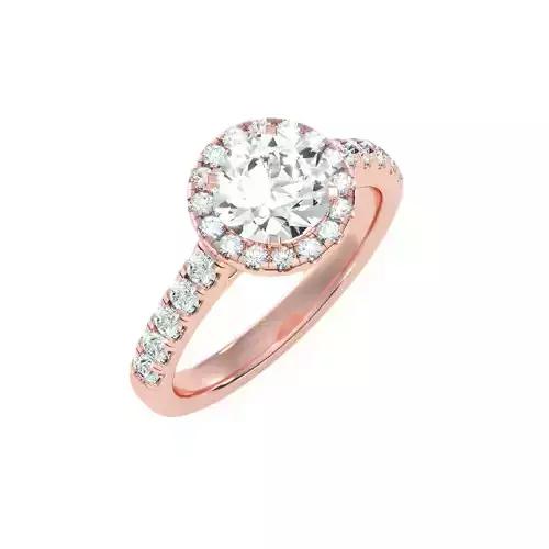 solitaire wedding engagement women ring 3dm render detail