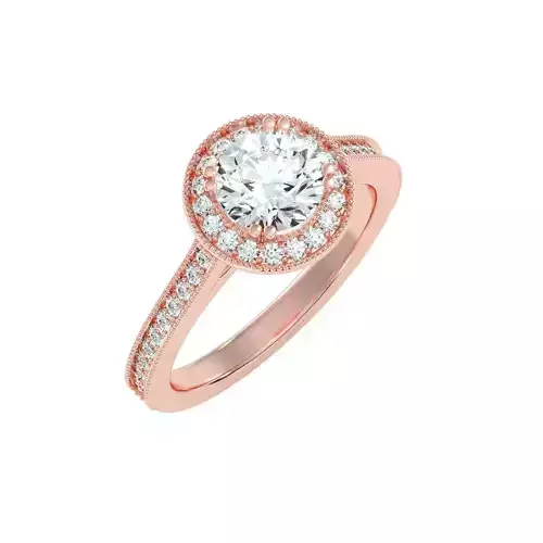 solitaire wedding engagement women ring 3dm render detail