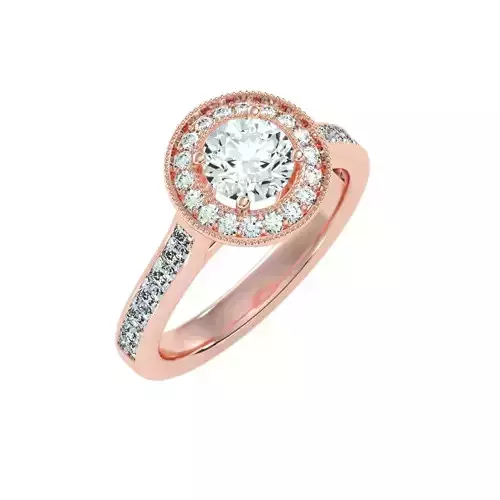 solitaire wedding engagement women ring 3dm render detail