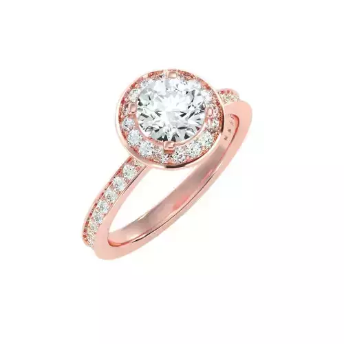 solitaire wedding engagement women ring 3dm render detail