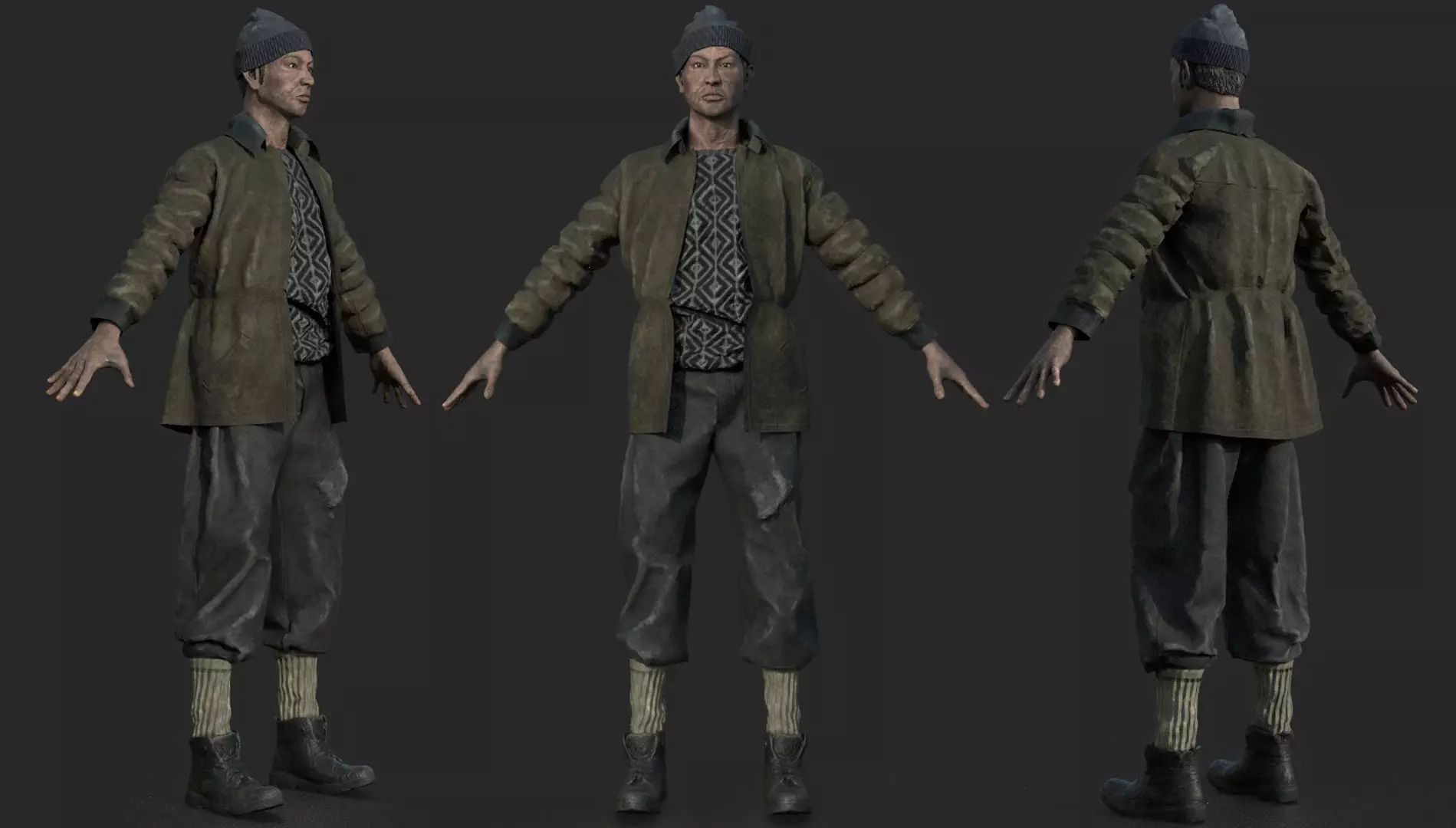 HOMELESS ALCOHOLIC 3D model_0