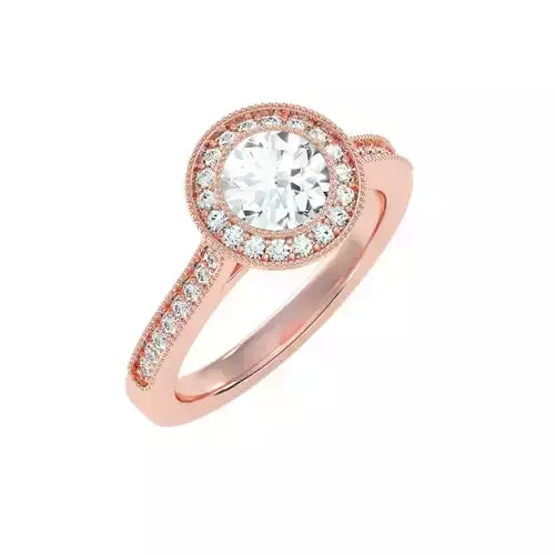 solitaire wedding engagement women ring 3dm render detail