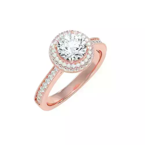 solitaire wedding engagement women ring 3dm render detail