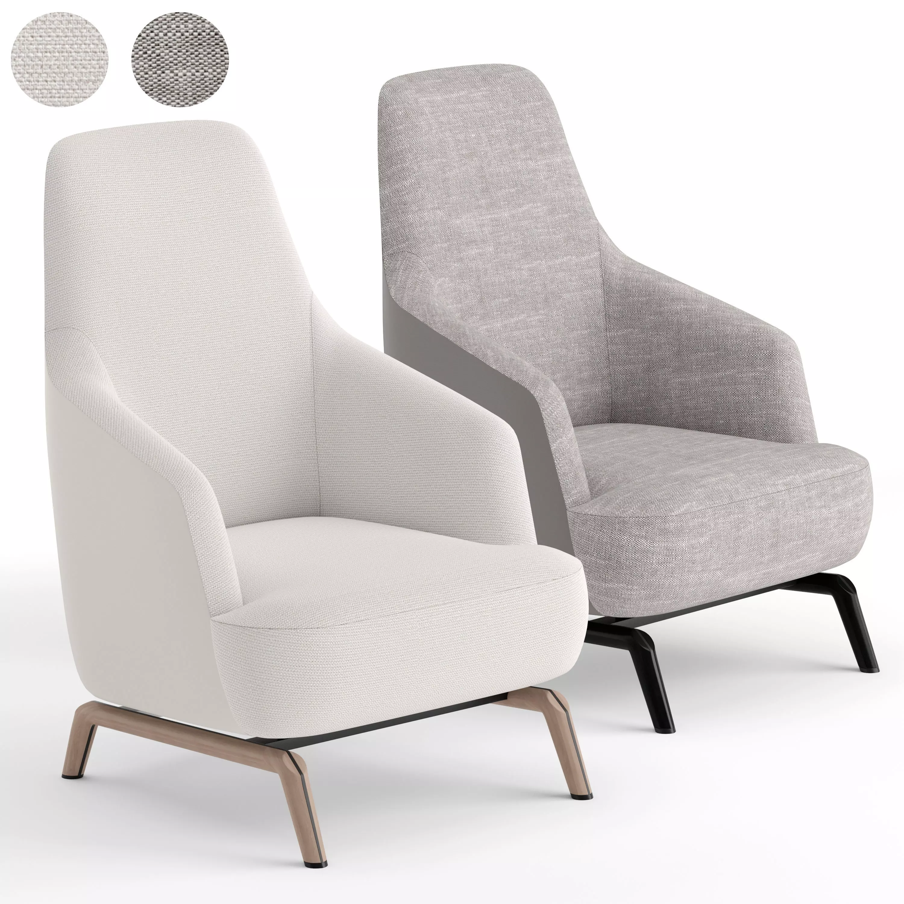 Giorgetti Janet bergere 3D model_0