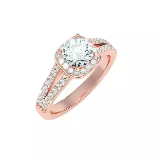 solitaire wedding engagement women ring 3dm render detail