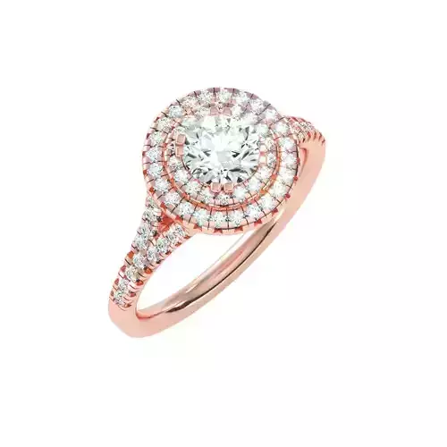 solitaire wedding engagement women ring 3dm render detail