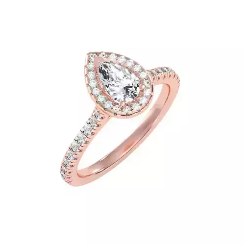 solitaire wedding engagement women ring 3dm render detail 3D print model