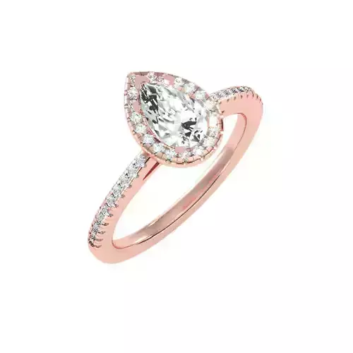 solitaire wedding engagement women ring 3dm render detail 3D print model