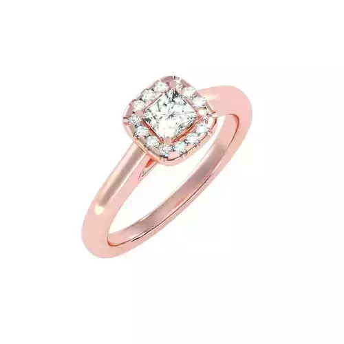 solitaire wedding engagement women ring 3dm render detail
