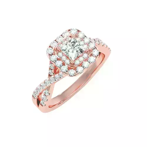 solitaire wedding engagement women ring 3dm render detail 3D print model solitaire wedding engagement women ring 3dm render detail 3D print model