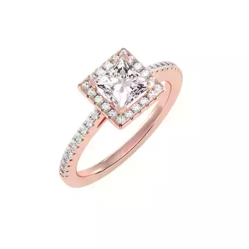 solitaire wedding engagement women ring 3dm render detail