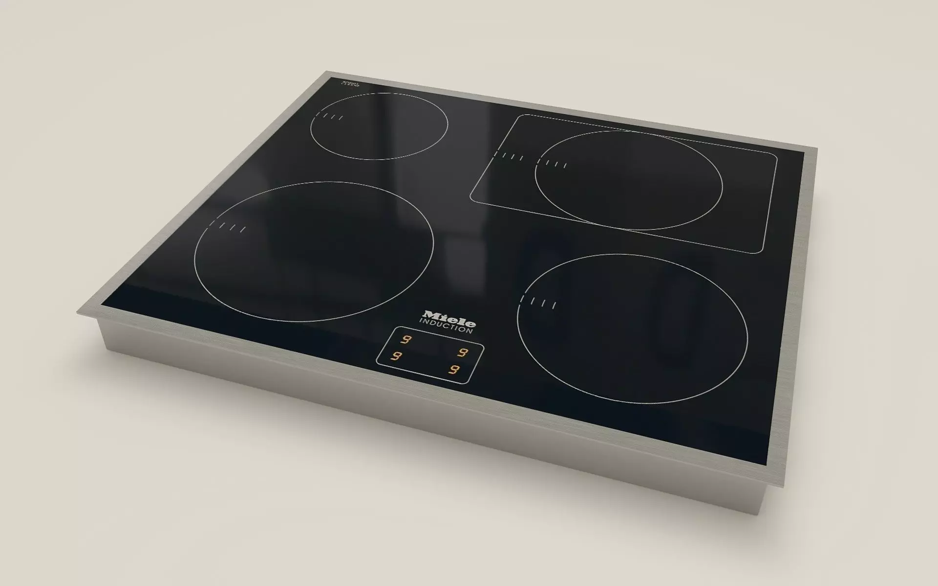 Miele hobs km6090 Free 3D model_0