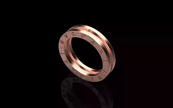 Bvlgari ring 3D print model