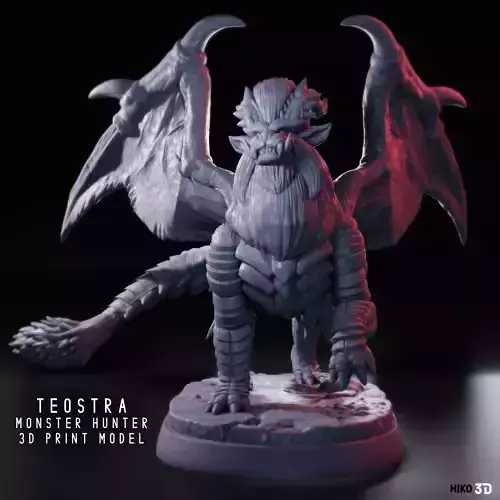 Teostra - Monster Hunter - 3D Fan Art - 3D print model