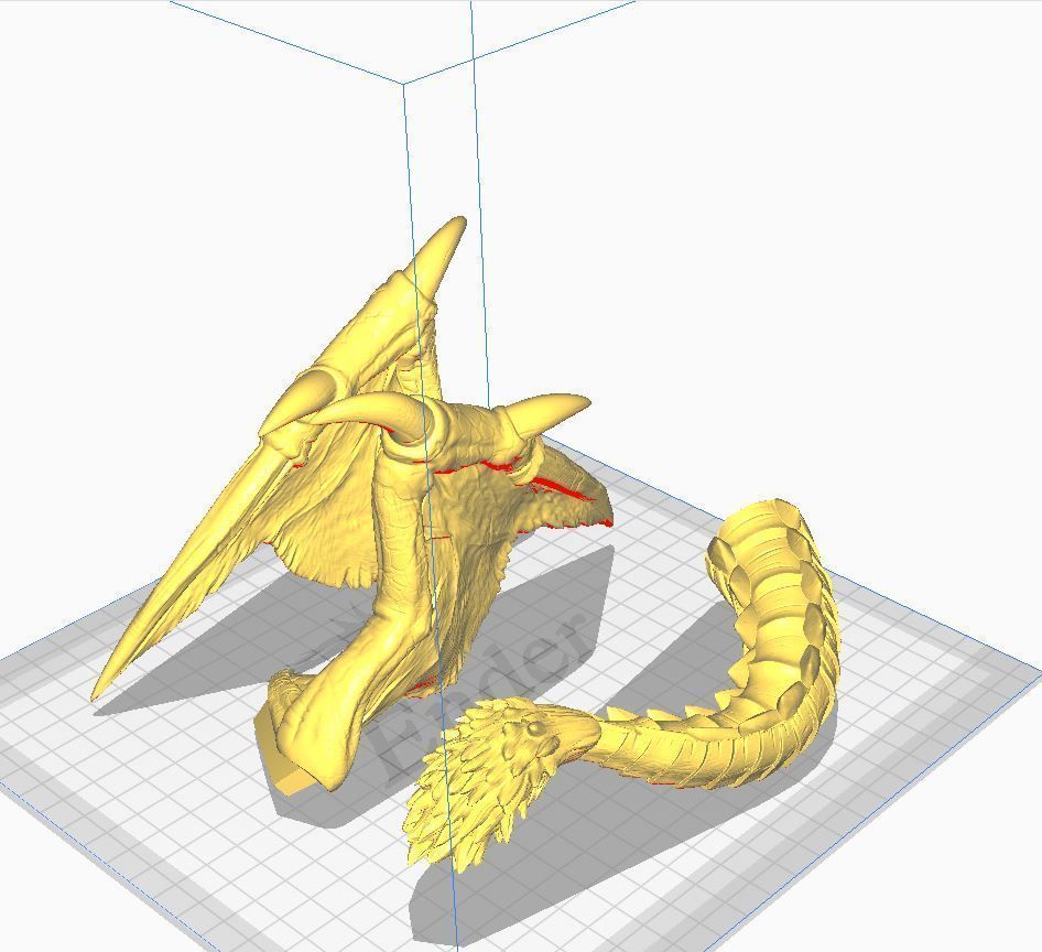 Teostra - Monster Hunter - 3D Fan Art - 3D print model_13