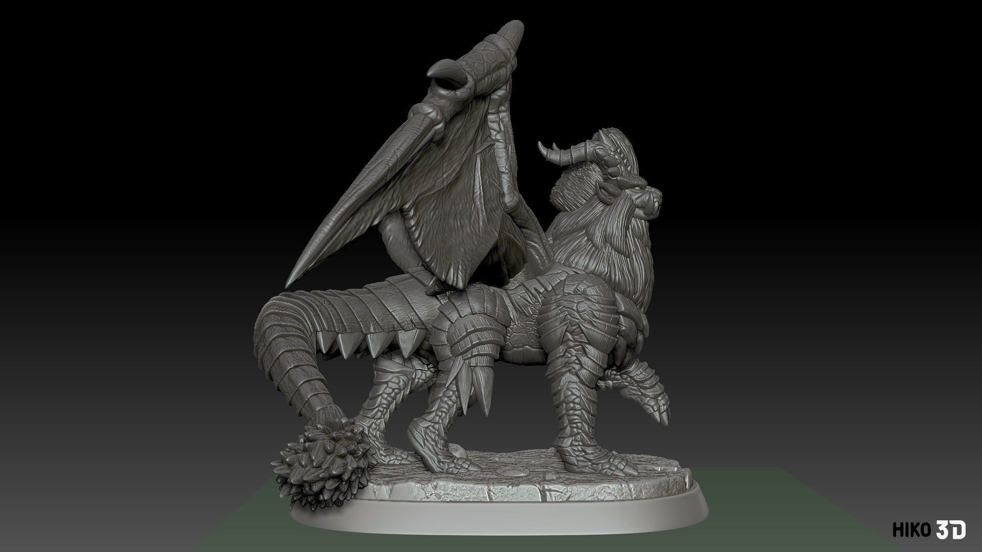 Teostra - Monster Hunter - 3D Fan Art - 3D print model_11