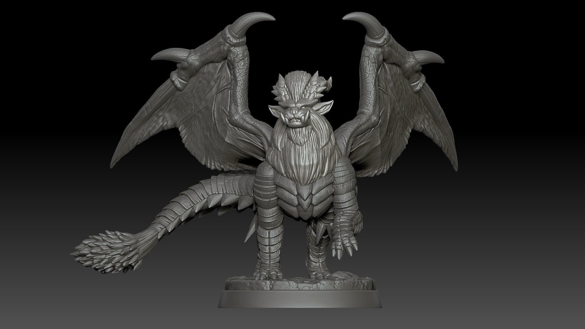 Teostra - Monster Hunter - 3D Fan Art - 3D print model_8