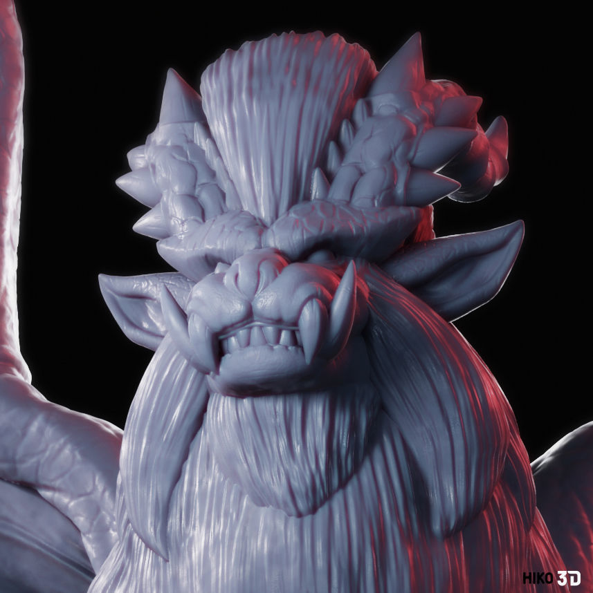 Teostra - Monster Hunter - 3D Fan Art - 3D print model_3