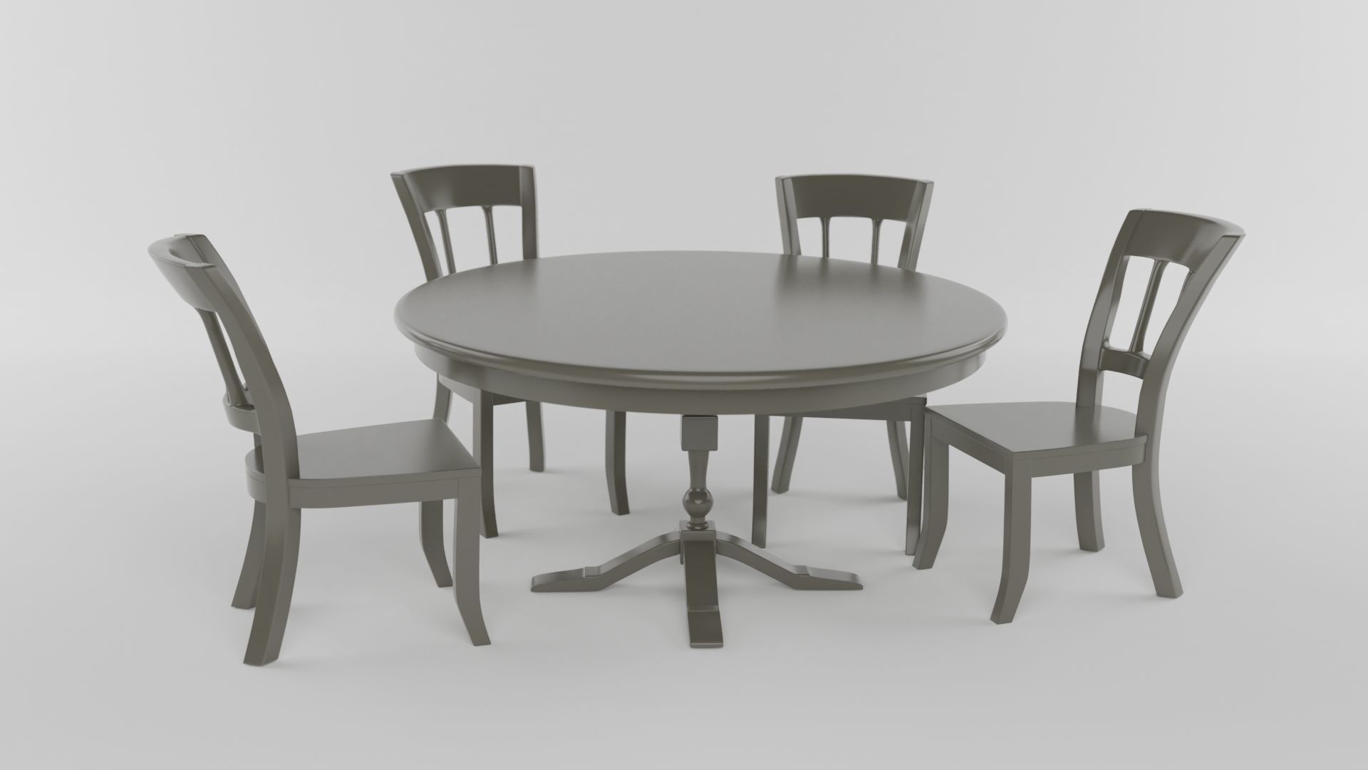 Chairs and tables 3D model_9