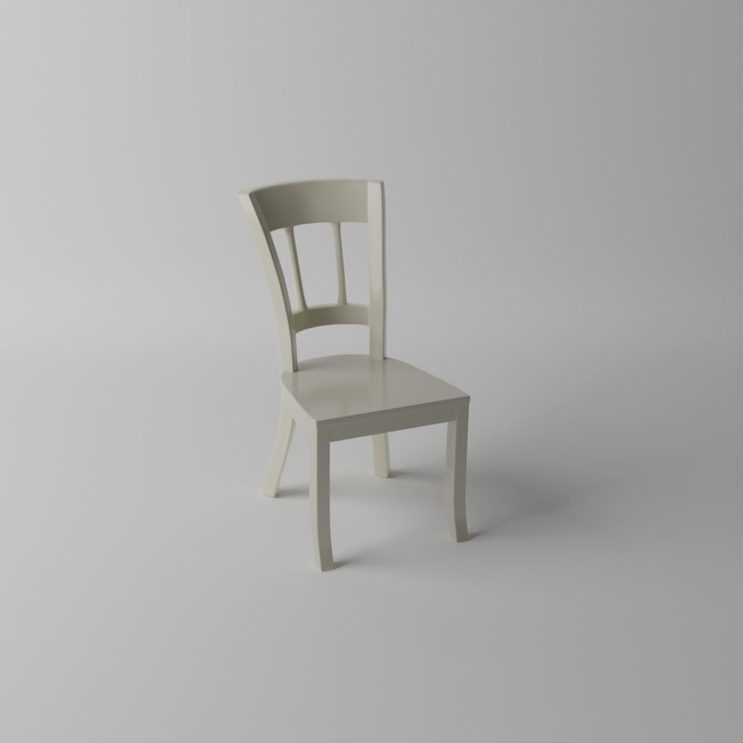 Chairs and tables 3D model_1