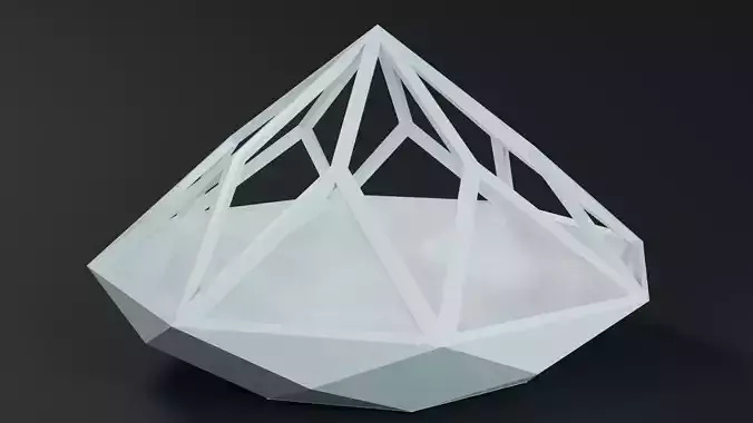 Diamond shaped planter 