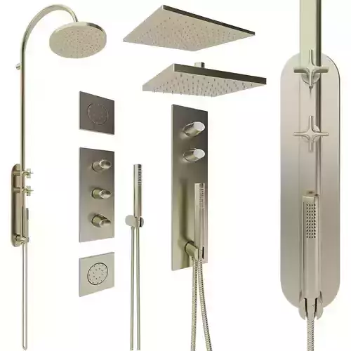 Shower systems Armani Roca Set 1 3D model