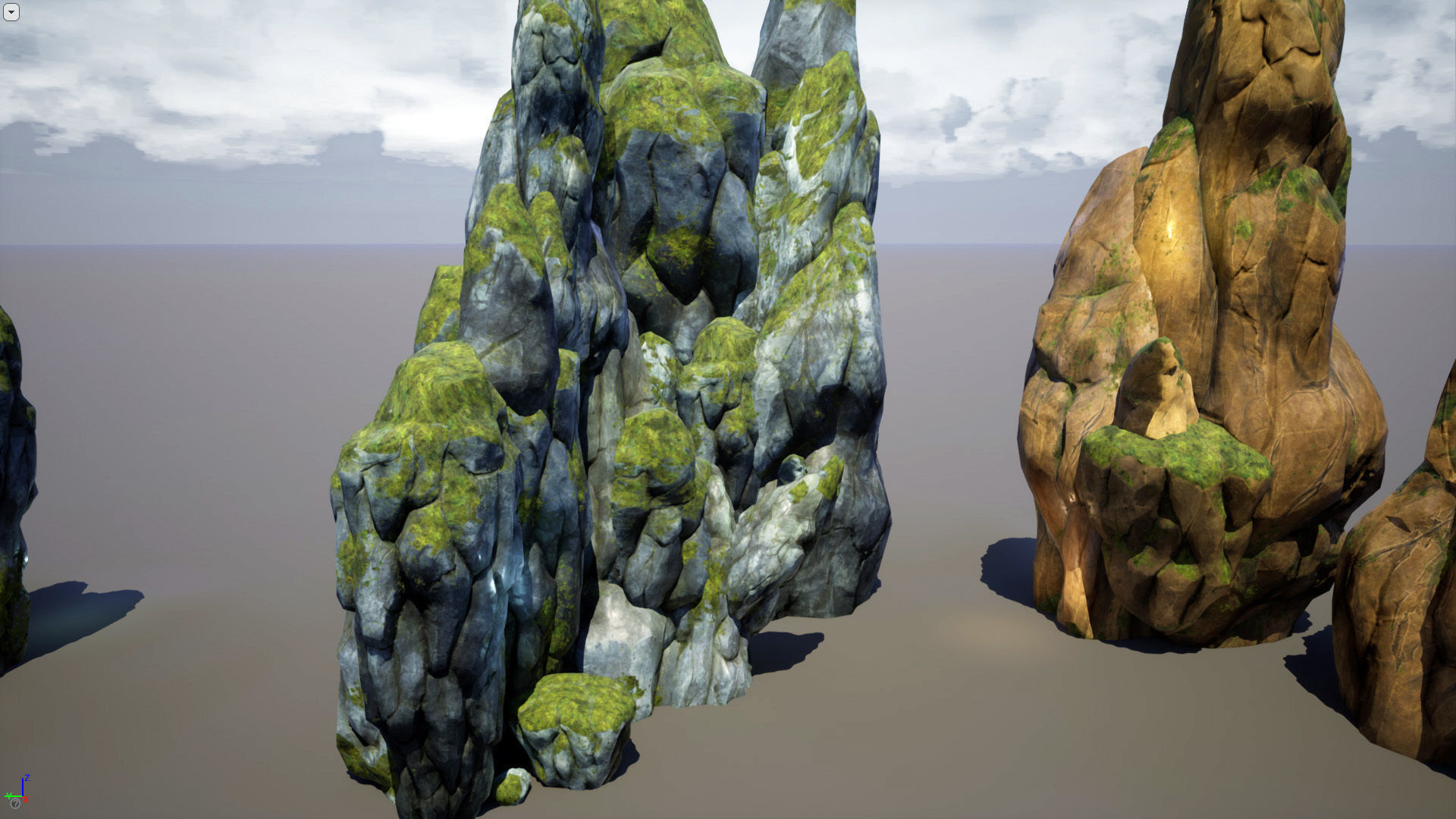 Mountains and Rocks pack - game models Low-poly 3D model_24
