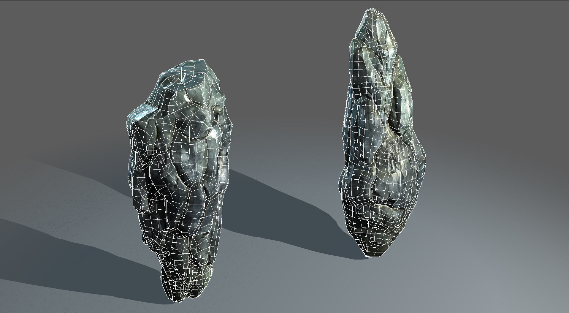 Mountains and Rocks pack - game models Low-poly 3D model_35