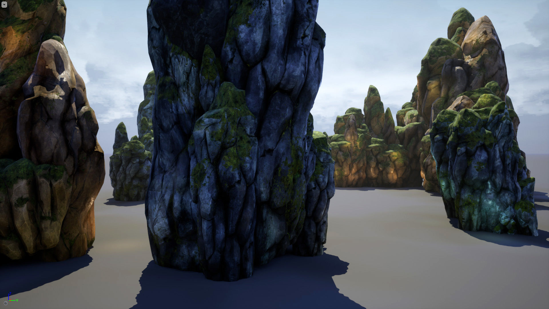 Mountains and Rocks pack - game models Low-poly 3D model_12