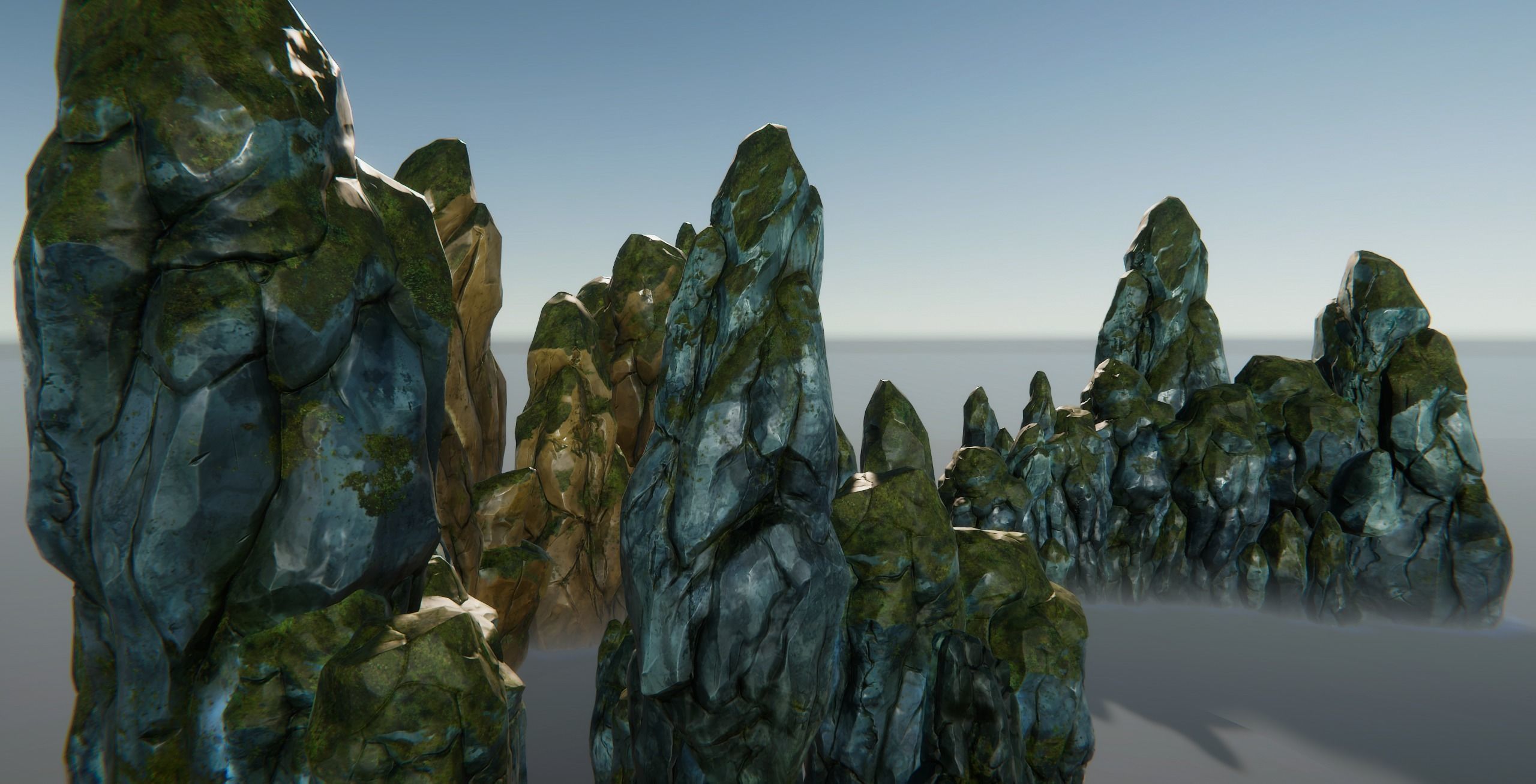 Mountains and Rocks pack - game models Low-poly 3D model_51