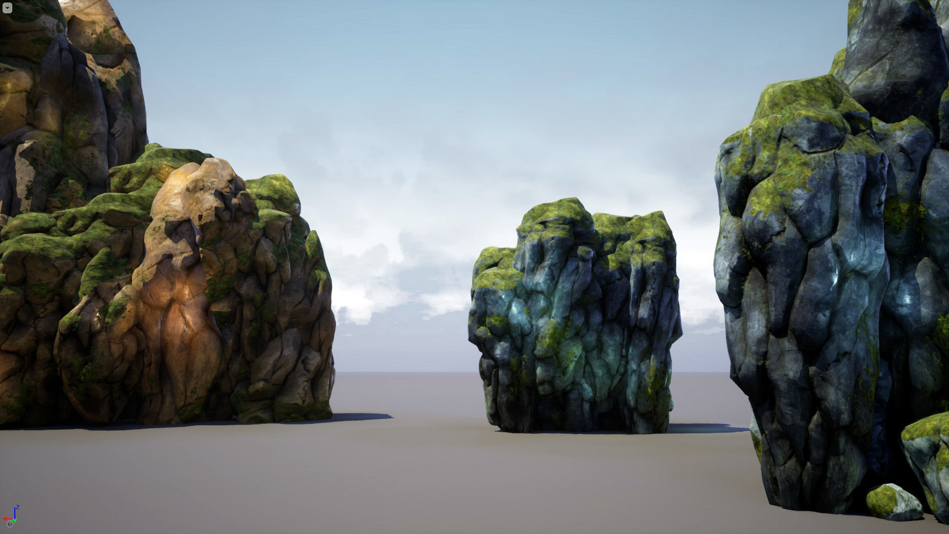 Mountains and Rocks pack - game models Low-poly 3D model_13
