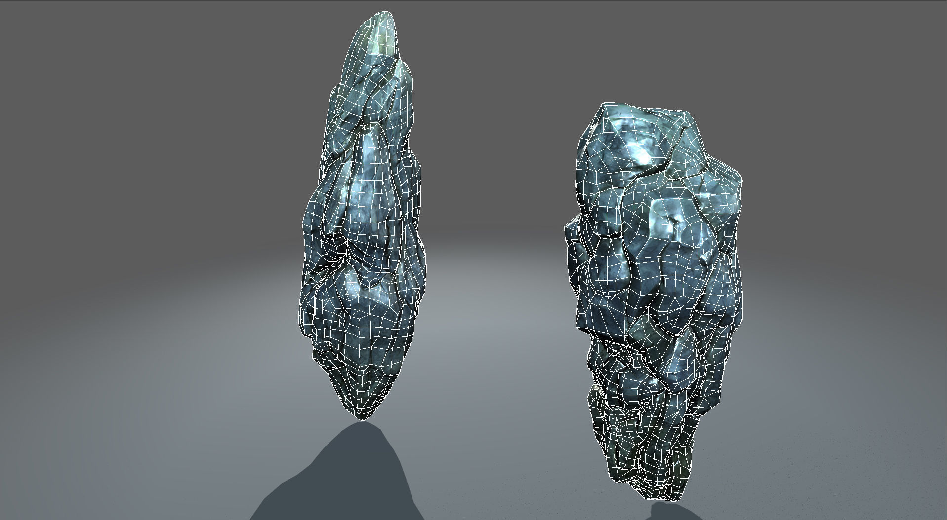 Mountains and Rocks pack - game models Low-poly 3D model_37