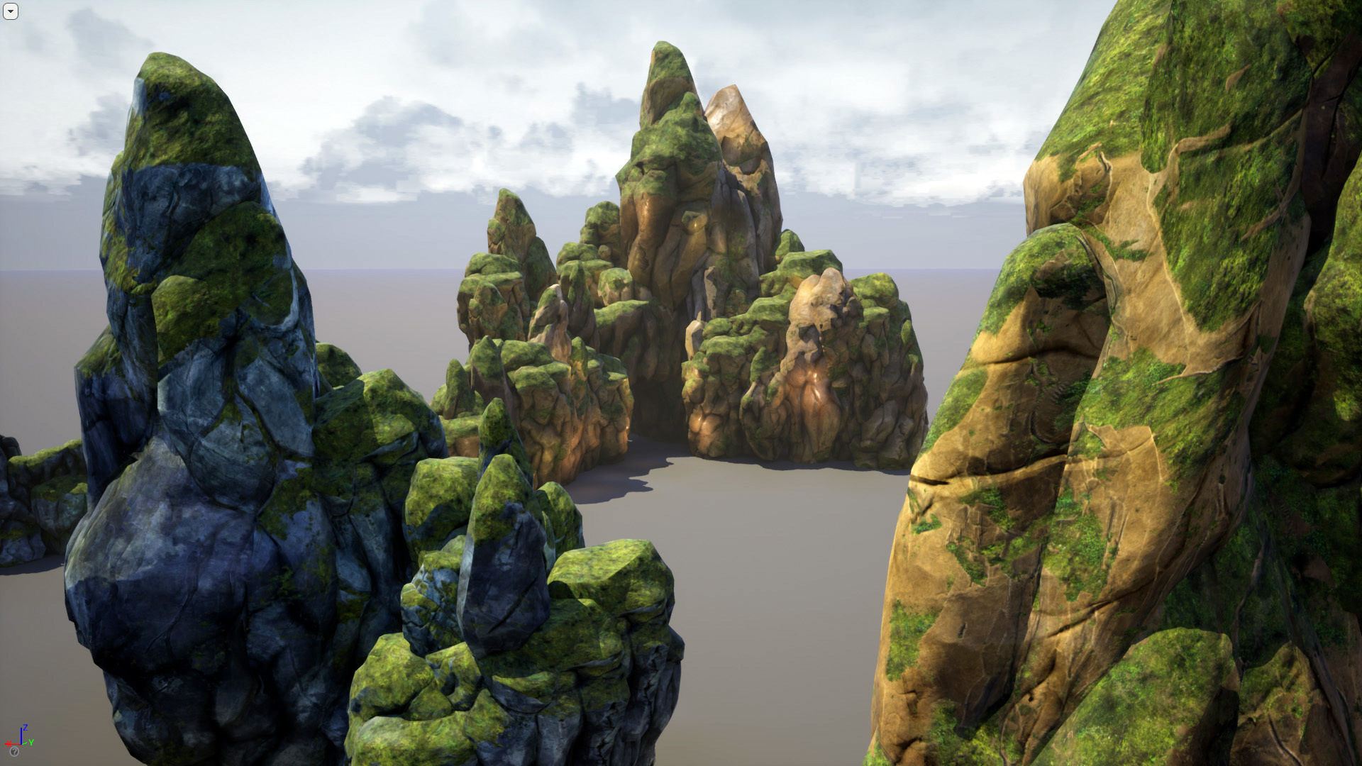 Mountains and Rocks pack - game models Low-poly 3D model_17