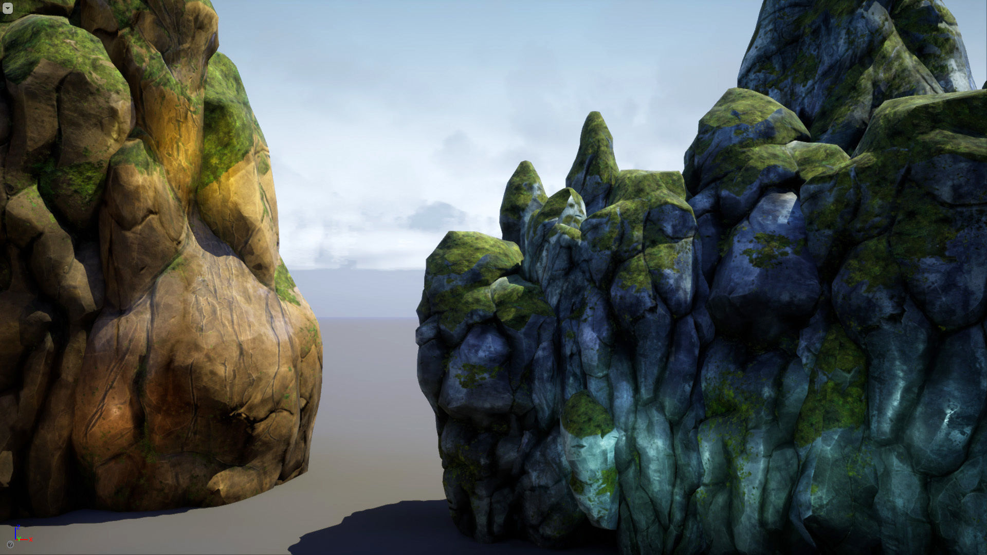 Mountains and Rocks pack - game models Low-poly 3D model_19