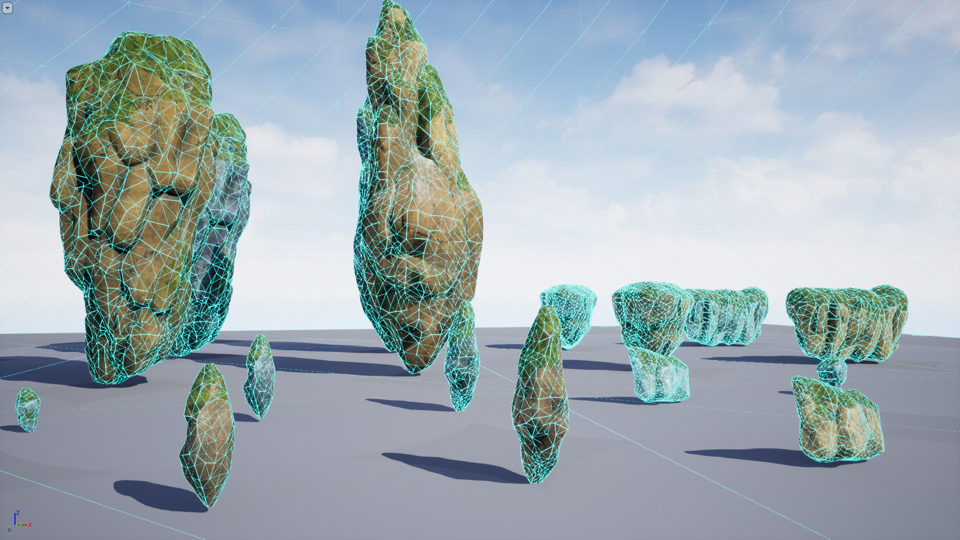 Mountains and Rocks pack - game models Low-poly 3D model_28