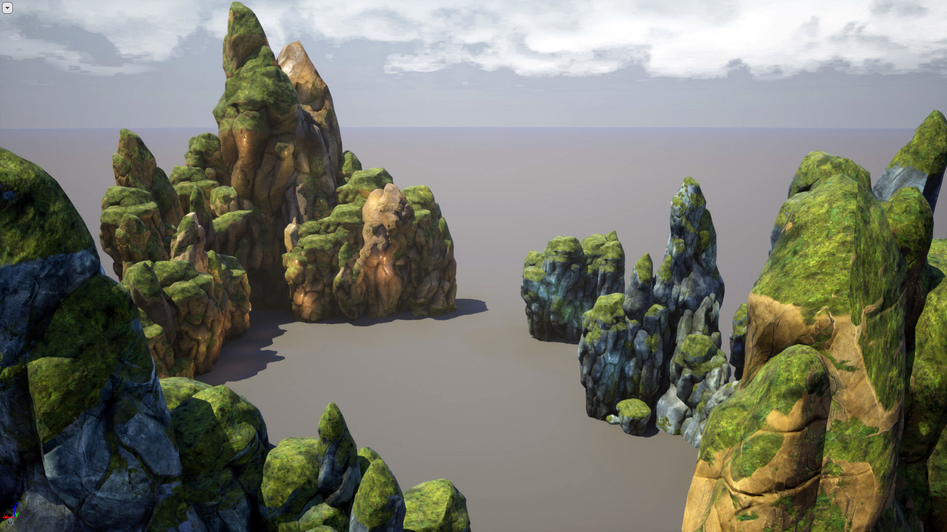 Mountains and Rocks pack - game models Low-poly 3D model_3
