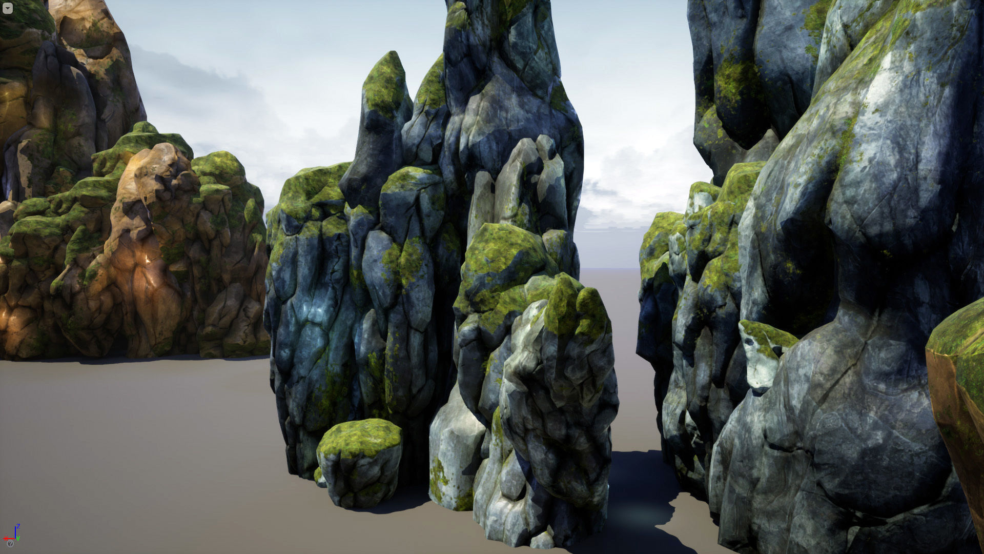 Mountains and Rocks pack - game models Low-poly 3D model_10