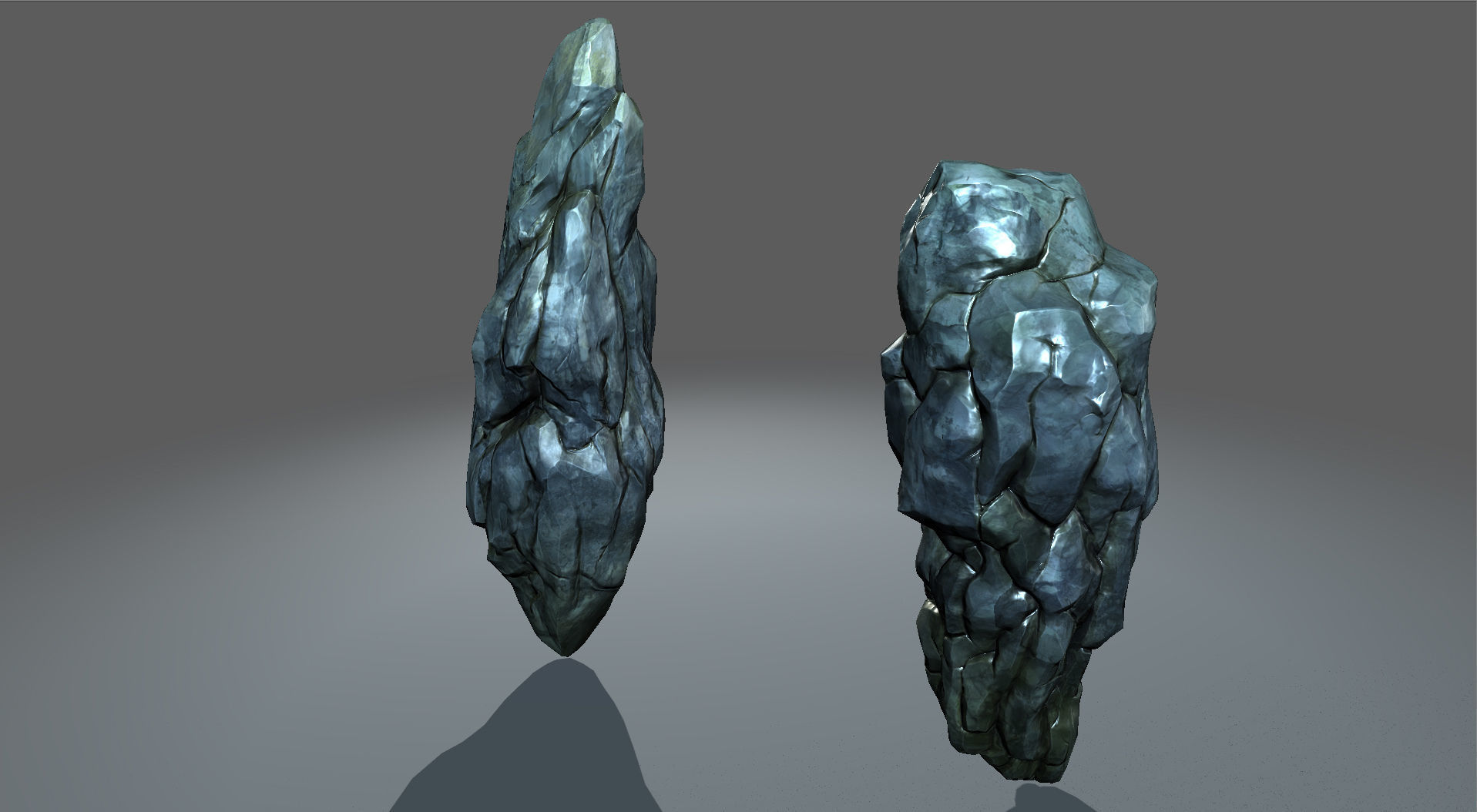 Mountains and Rocks pack - game models Low-poly 3D model_36