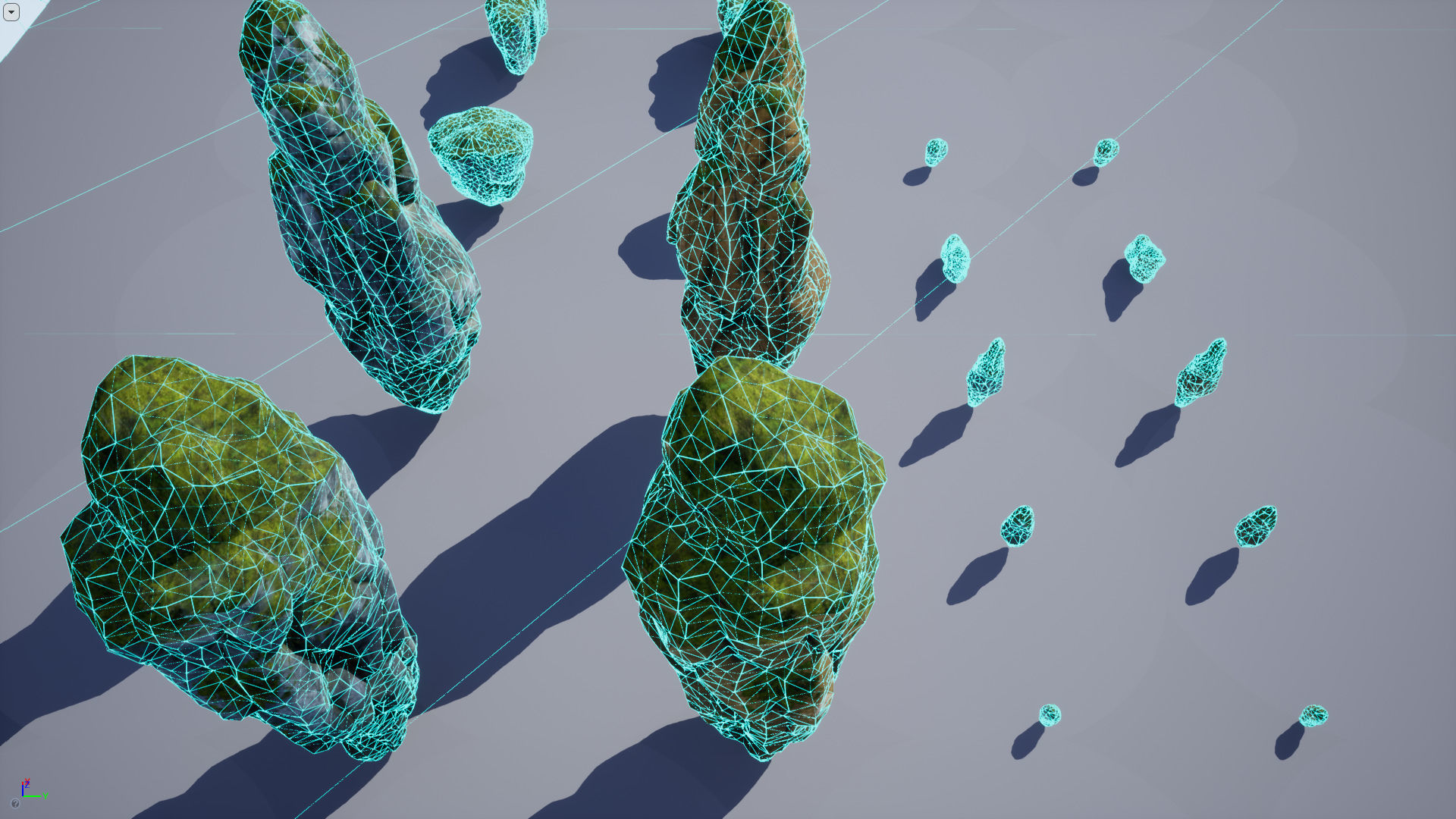 Mountains and Rocks pack - game models Low-poly 3D model_27