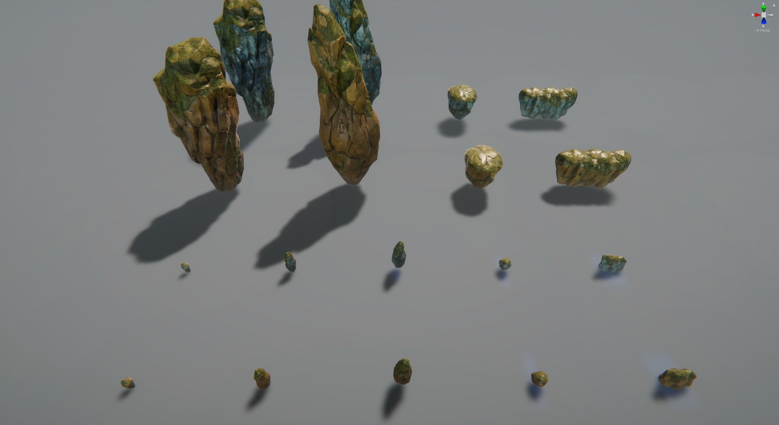 Mountains and Rocks pack - game models Low-poly 3D model_53
