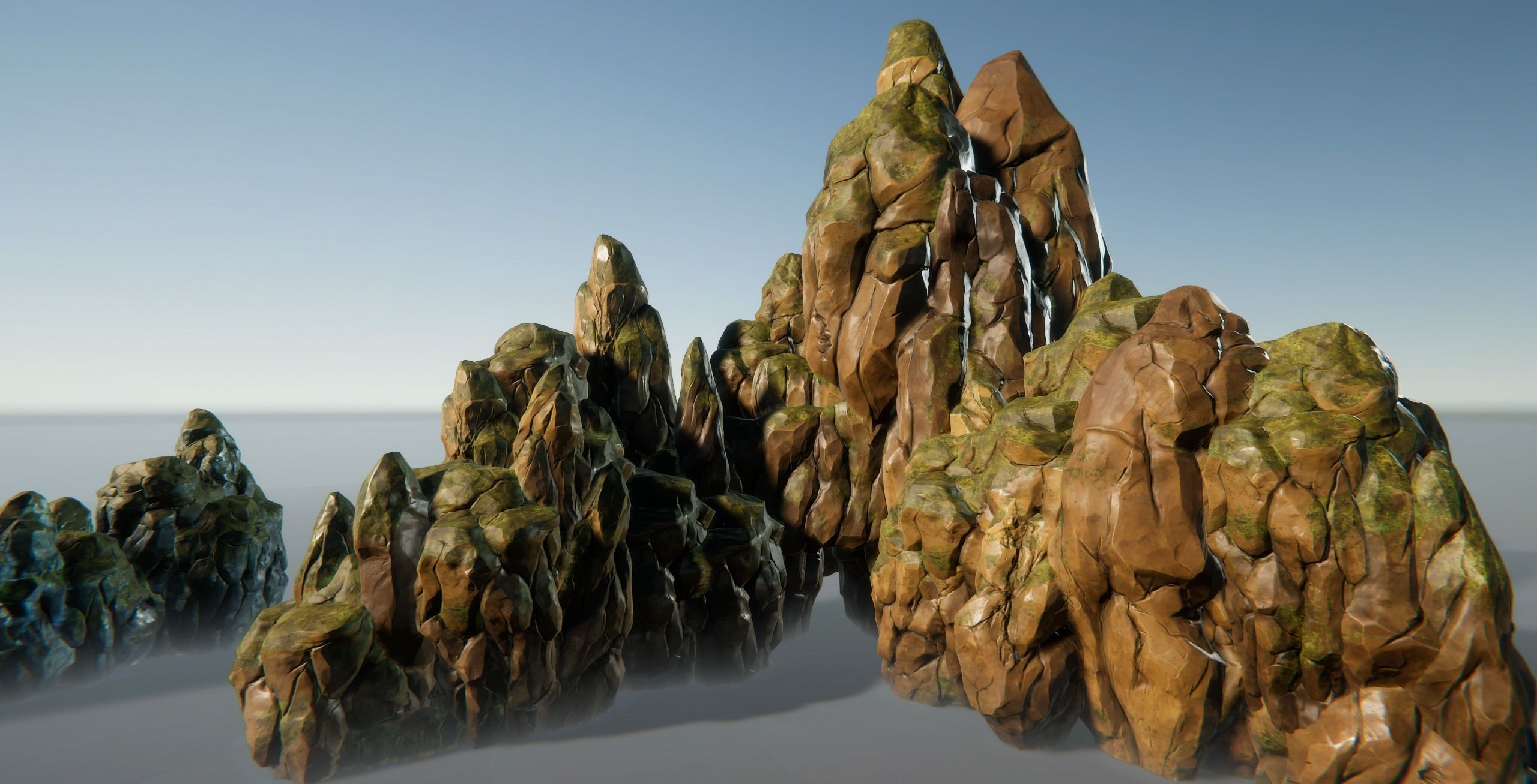 Mountains and Rocks pack - game models Low-poly 3D model_39