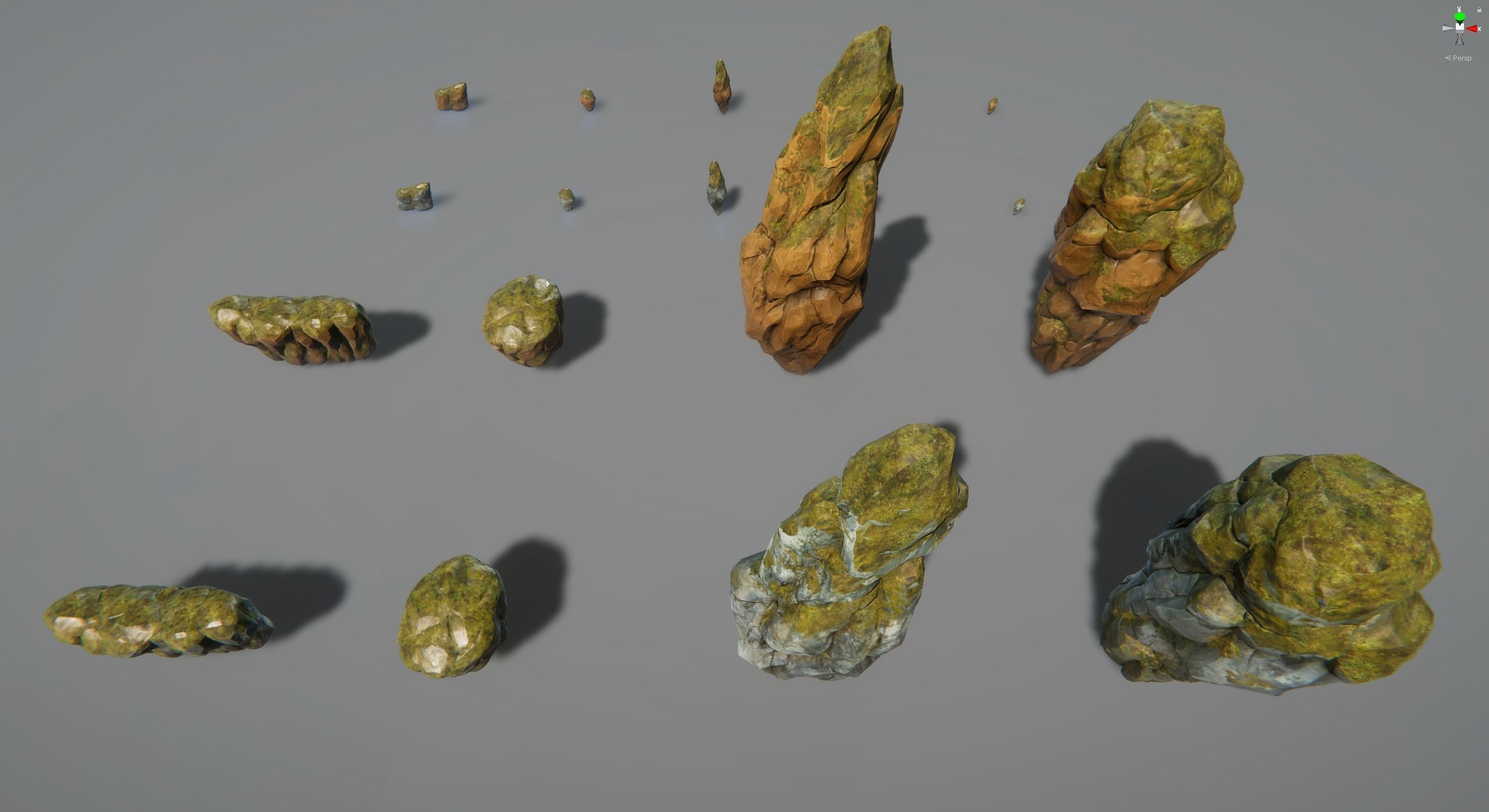 Mountains and Rocks pack - game models Low-poly 3D model_55