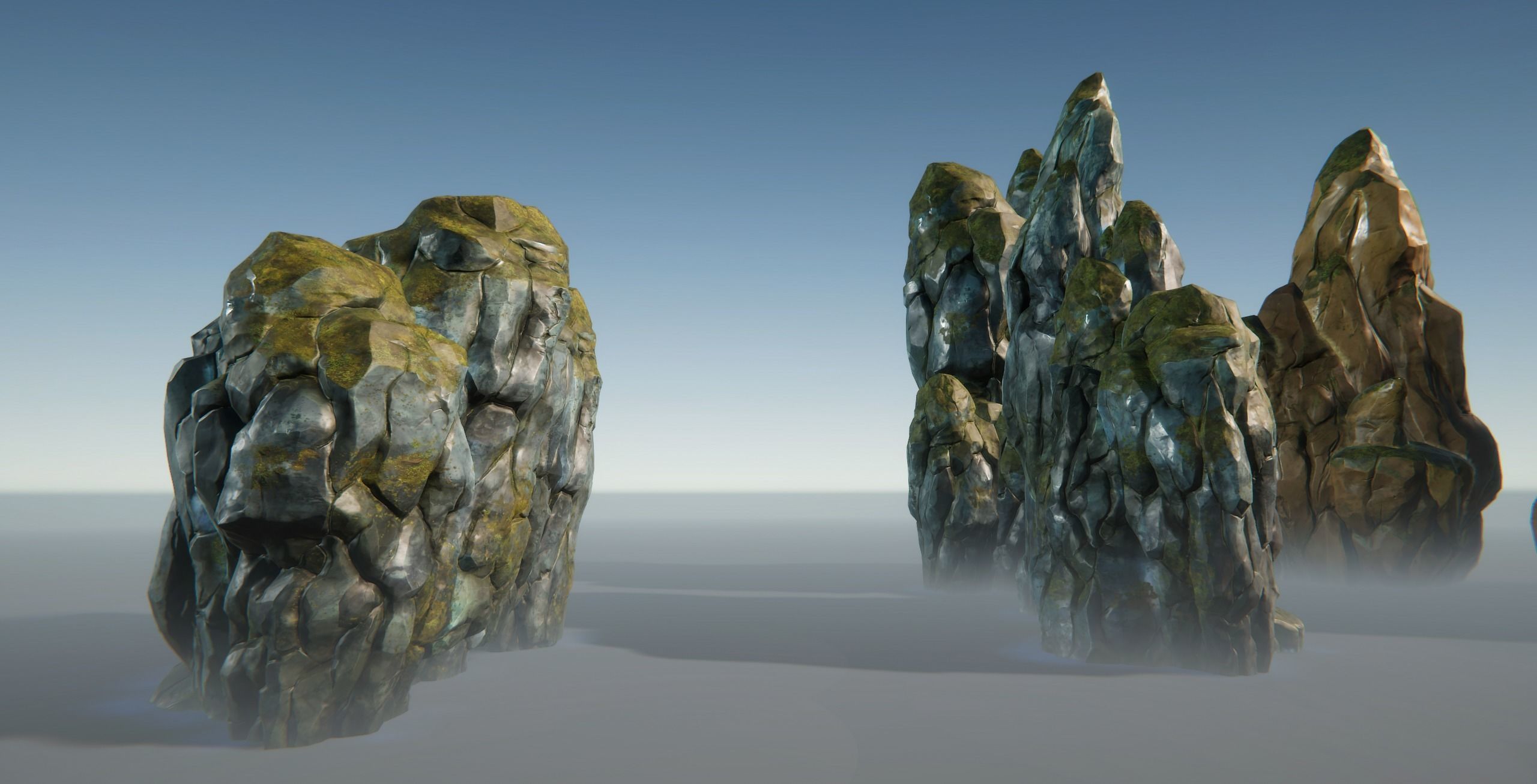 Mountains and Rocks pack - game models Low-poly 3D model_47