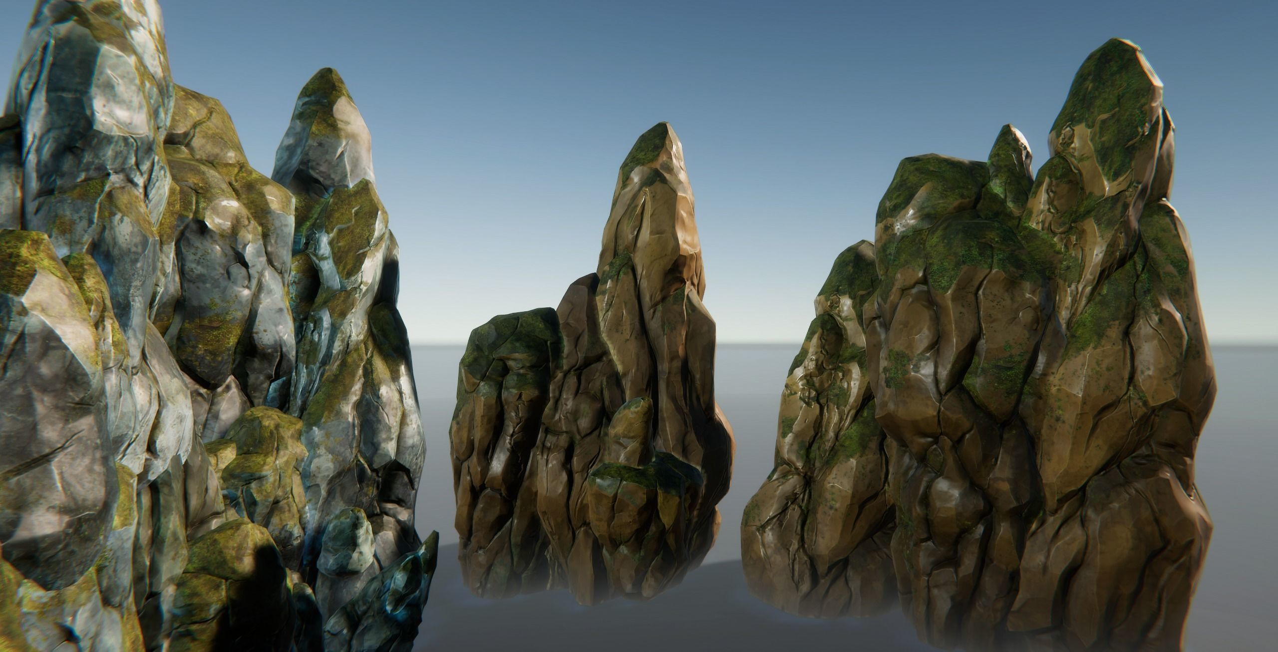 Mountains and Rocks pack - game models Low-poly 3D model_49