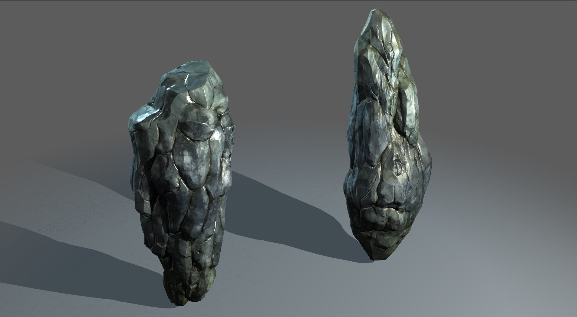 Mountains and Rocks pack - game models Low-poly 3D model_34