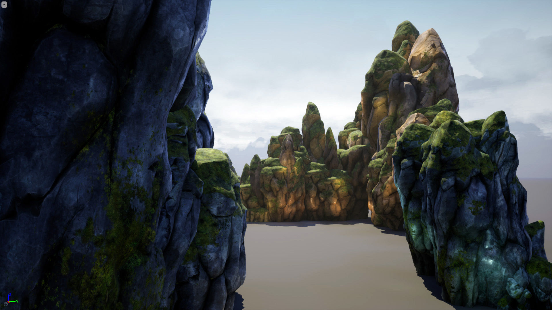 Mountains and Rocks pack - game models Low-poly 3D model_9