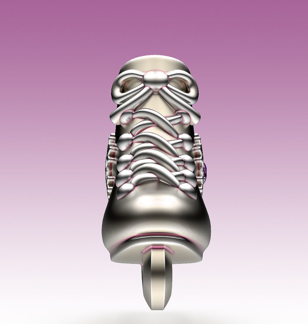 Pendant Ice Skate 3D print model_4