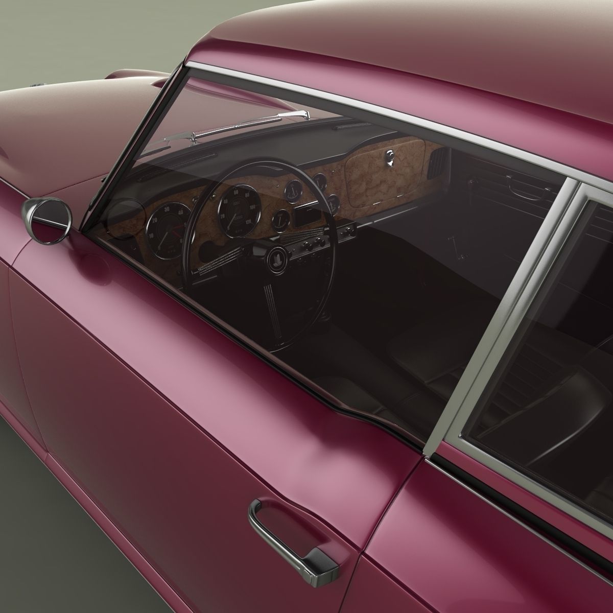 of Triumph GTR4 Dove  3D model_8