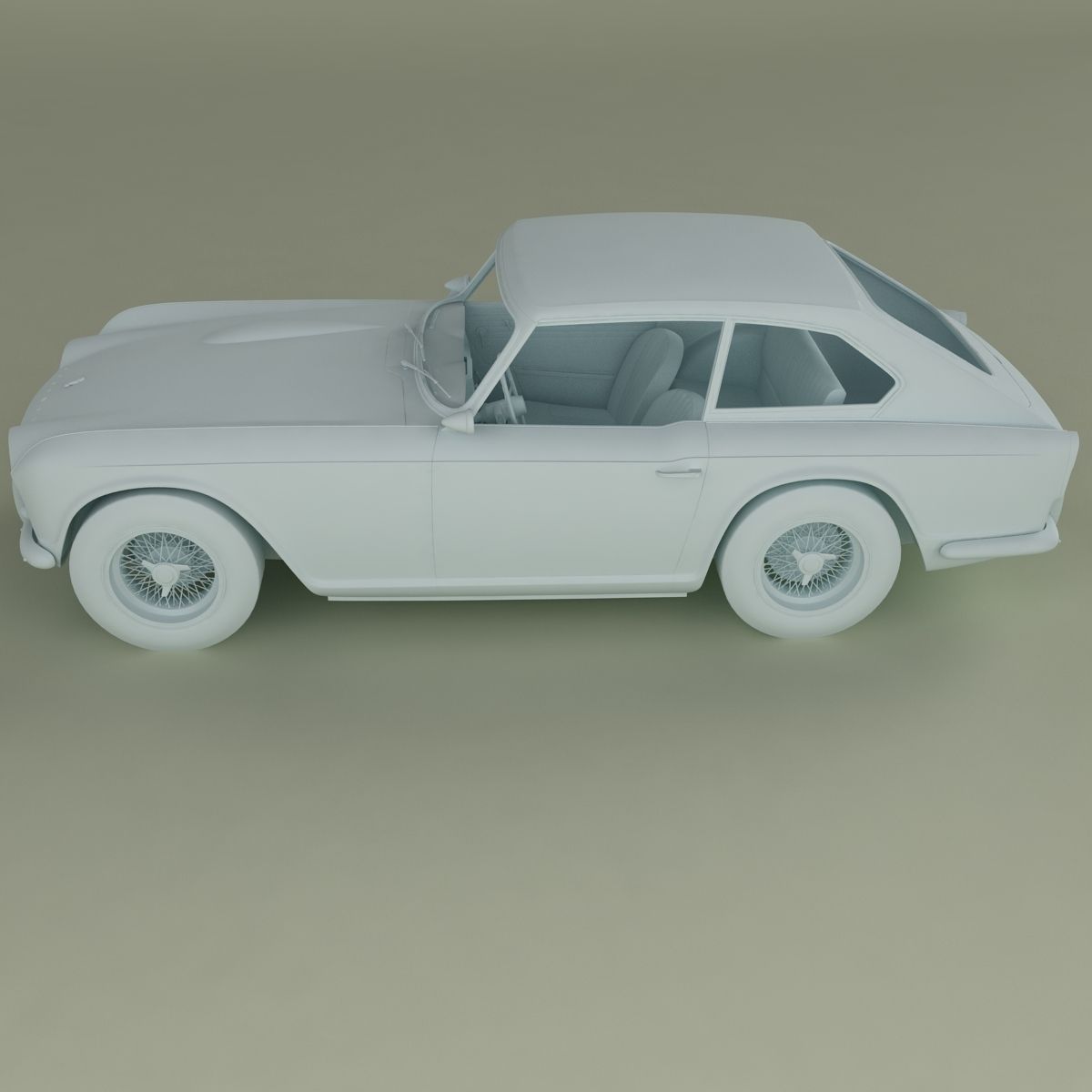 of Triumph GTR4 Dove  3D model_10
