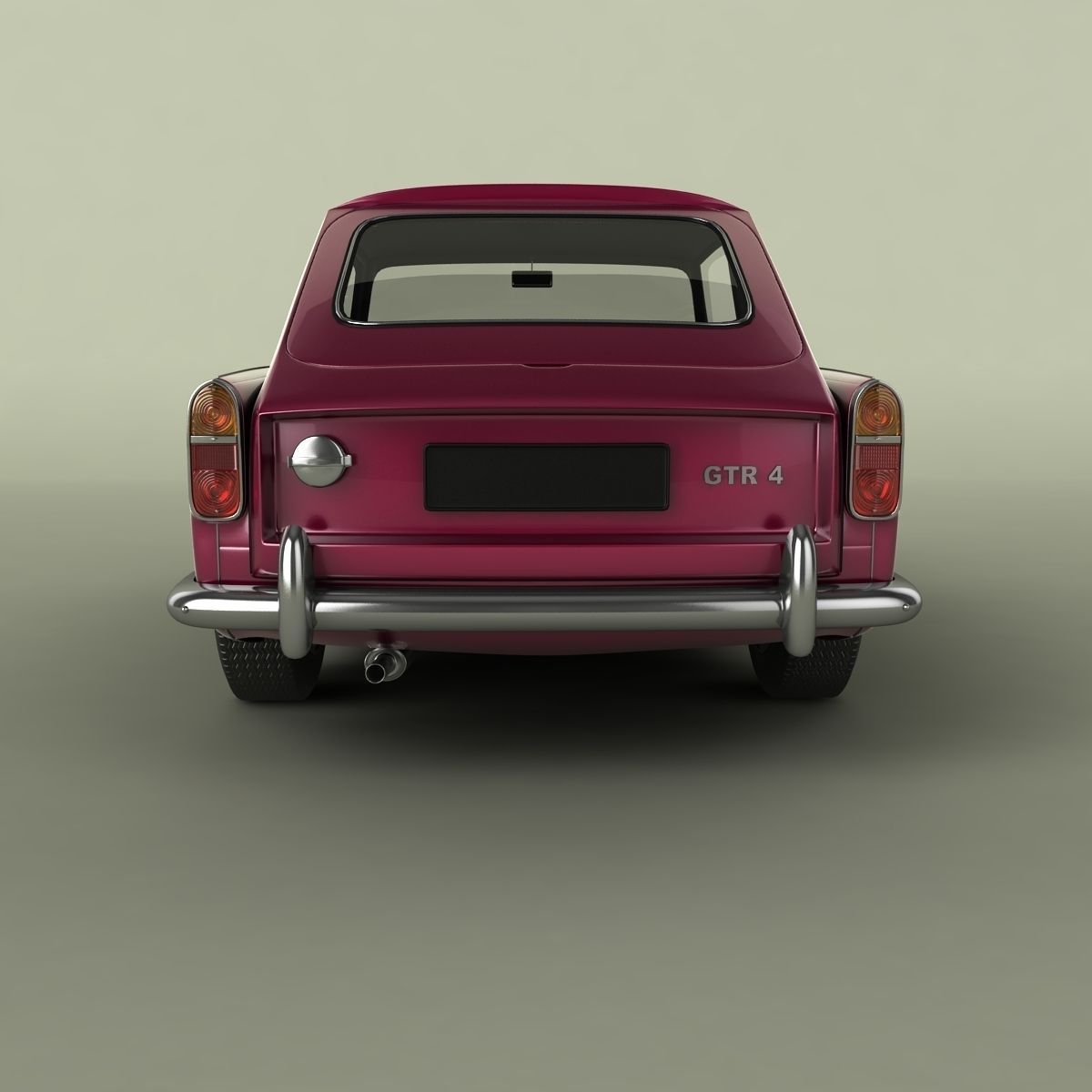 of Triumph GTR4 Dove  3D model_3